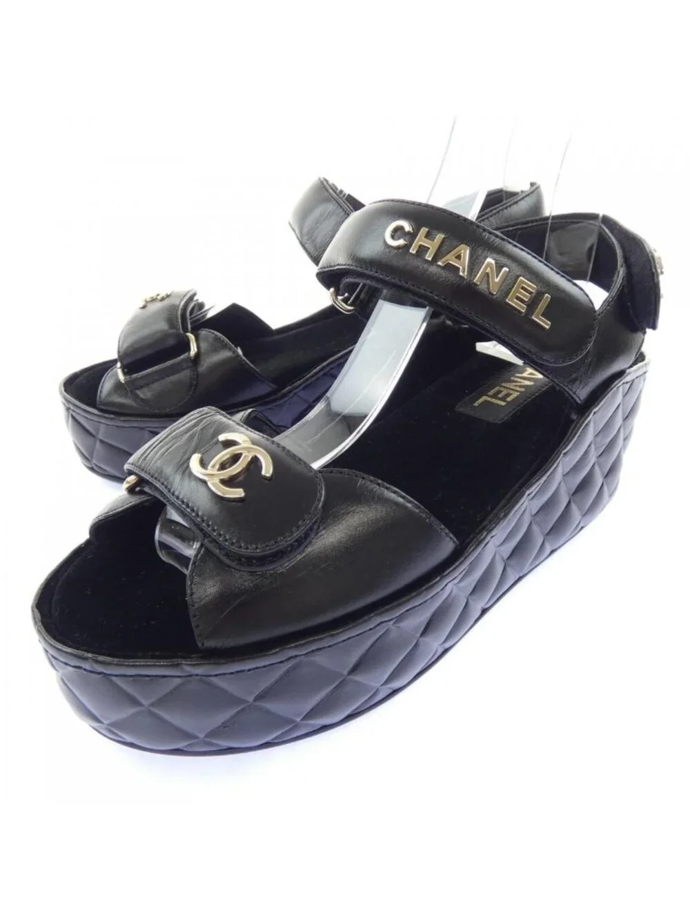Chanel Sandals Black